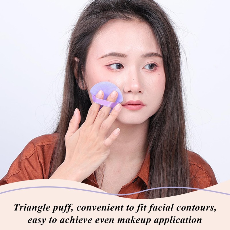 40 Pieces Of Triangle Puff, Makeup Sponge, Mini Puff, Makeup
