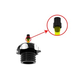 Black CNC-Cut Anti-Leak Gas Fuel Tank Cap Cover with Breather Hose Fits for Harley Davidson Softail Dyna Sportster Touring (Black)