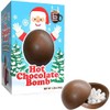 Christmas Hot Chocolate Bombs, Chocolaty Hallow Filled with Mini Marshmallows