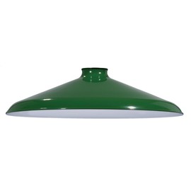 B&P Lamp® Green, Industrial Style Metal Shade, 14" Diameter