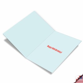 NobleWorks - 18th Milestone Birthday Card (8.5 x 11 Inch) - 18 Year Old Celebration, Stationery with Envelope - Big 18 J9067MBG