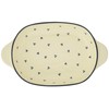Banko Ware 13046 Oven Safe Shallow Au Gratin Dish, Blueberry,