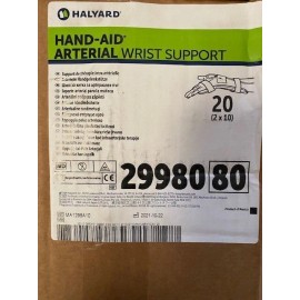 Halyard (Case of 20) Halyard Hand-Aid Arterial Wrist Support Soft Adjustable 29980