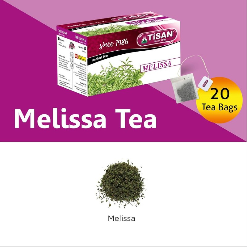 Melissa Tea from Tisan - 2 boxes total 40 tea