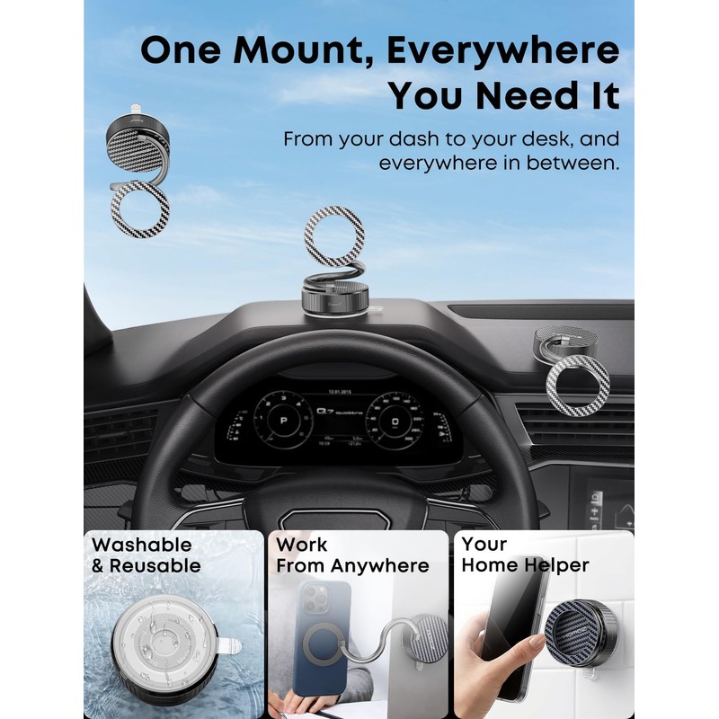 Homaz life Phone Holder for Your Car for Magsafe