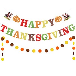 Happy Friendsgiving Banner Thanksgiving Party Banner Happy Friendsgiving Party Banner Decorations for Friends Friendsgiving Thanksgiving Decorations