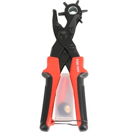 Belt Hole Puncher - Heavy Duty Leather Punch Tool - Adjustable Hole Punch for Belts