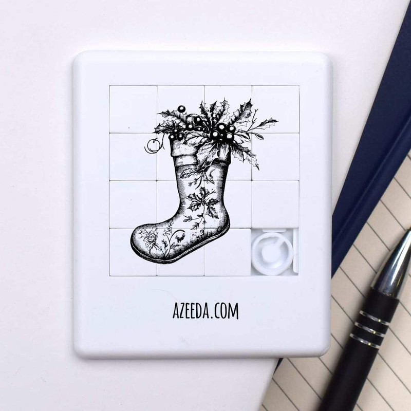 Azeeda 'Weihnachtsstrumpf' Schiebepuzzle (PZ00032091)