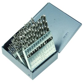 Viking Drill and Tool by Norseman 43540 Type 240-B Bright Finish 118 Degree HSS Drill Bit Set (60 Piece)