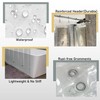 48 x 72 Stall Shower Curtain Liner with Magnets &