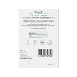 Cetaphil Parches Anti Imperfecciones CICA Heartleaf Piel Sensible 24 Piezas | Con ácido salicílico, CICA y Heartleaf; parches invisibles para brotes t