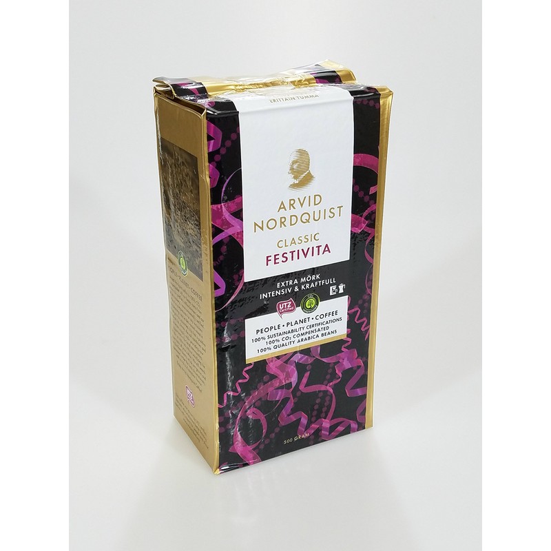 Arvid Norquist Classic Ground Coffee 2 - 17.6oz Bags(500grams) (2