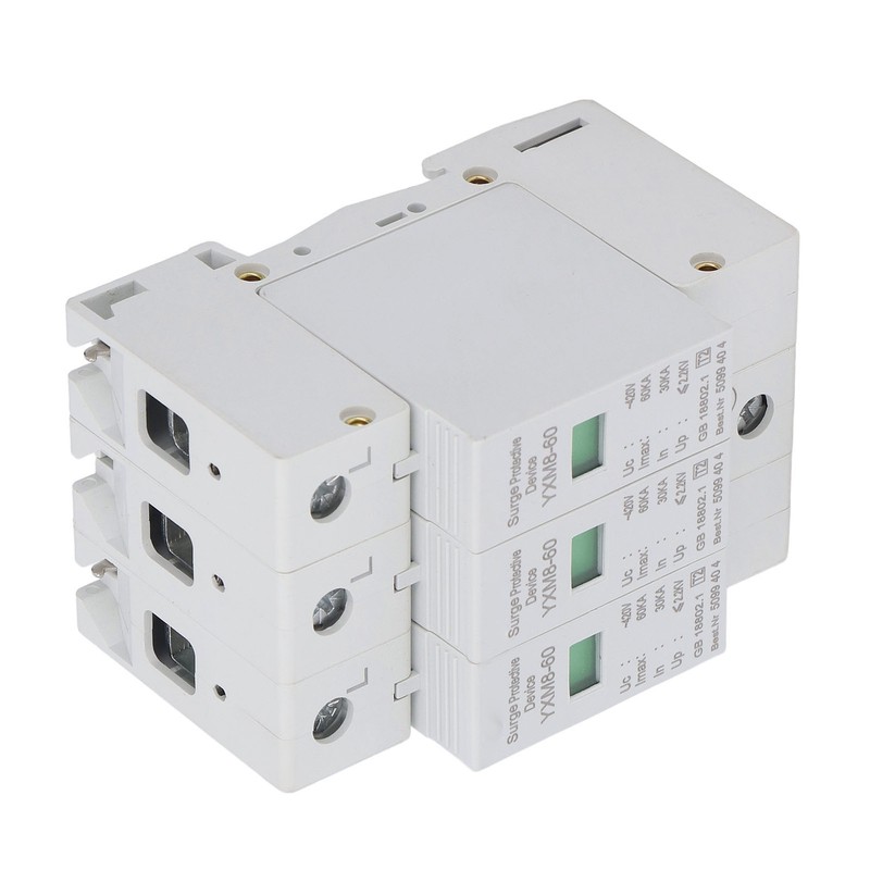 3P Surge Protective Device Flame Retardant PC Material Voltage Protection