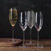 Mikasa Cheers Set of 4 Platinum Rim Champagne Flutes, 8