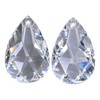 Beluga-II Crystal Suncatcher Set for Hanging, 2 Crystal Pendulums with