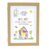 Carousel Home Kids Artwork Display Frame | Front-Opening A4 Storage