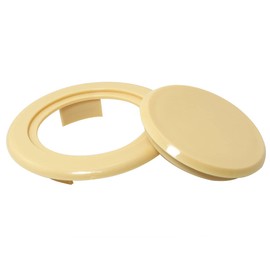 PZRT 2 Sets Patio Table Umbrella Hole Ring and Cap Set Wood Color Standard Size Outdoor Patio Umbrella Replacement Ring