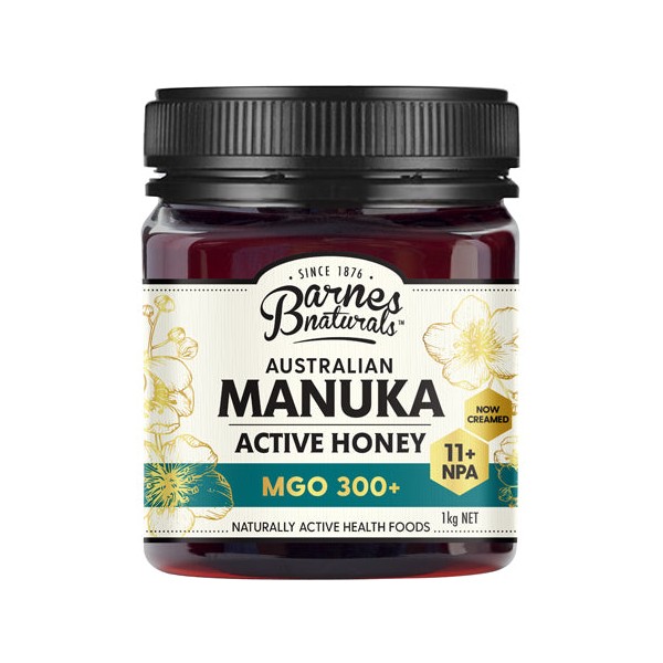 Barnes Naturals Australian Manuka Active Honey Mgo 300+ Npa 11+ 1Kg