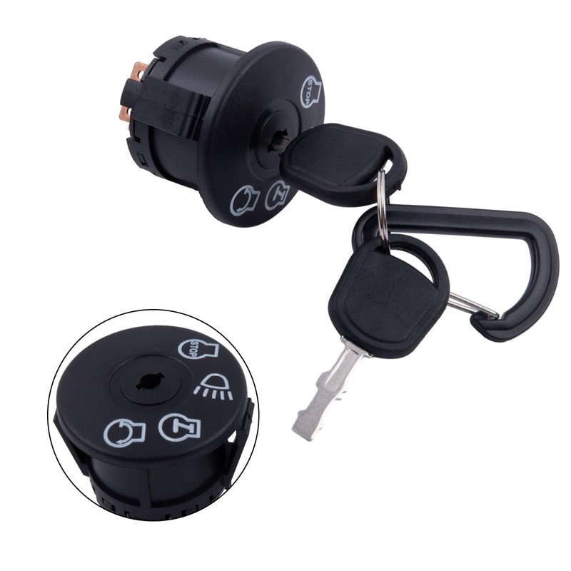 SPORTARC Lawnmower Ignition Switch, Ignition Key Switch with Key for