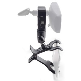 Clamptastick Universal Cell Phone Holder for Mounting On Rearview Mirror Compatible with Mobile iOS Devices, Android Smartphone GPS and More. Black Version 3