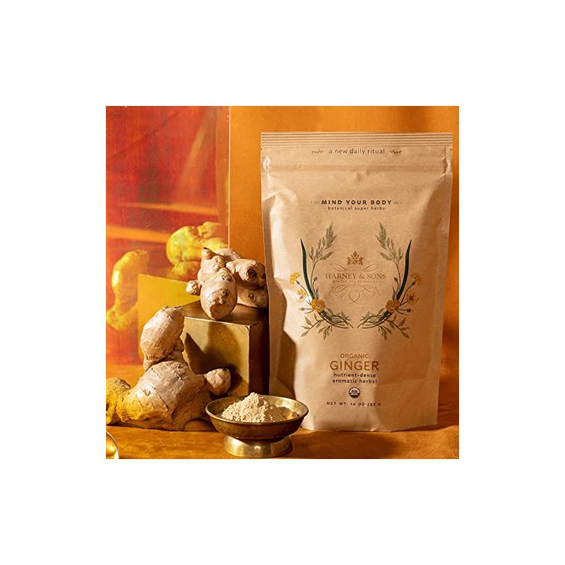 Harney & Sons Organic Ginger Powder, Wellness Collection, 10 oz