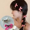 Ribbon, Hair Clip, Bow, Hairpin, Set of 20, 5 Colors,