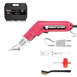 RoMech Rope Cutter Fabric Cutter - Pro Electric Hot Knife Heat Sealer with Adjustable Power - Cutting Tool Kit- with Blades & Accessories (100W, RM-014)