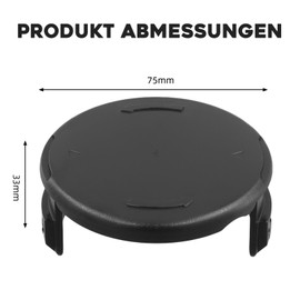 Pack of 3 Spool Covers F016F04557 for Bosch Art 23-28 Art Easy Art 26 SL Grass Trimmer Cover High Quality Spool Cover Lawn Mower Replacement Part