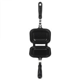 Sartén Sandwich Tostadora multifuncional de doble cara Tostadora antiadherente Bandeja para hornear Tortillas y queso asado