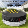 VniYors 14 Ft Round Pool Cover, Hot Tub Cover, Solar