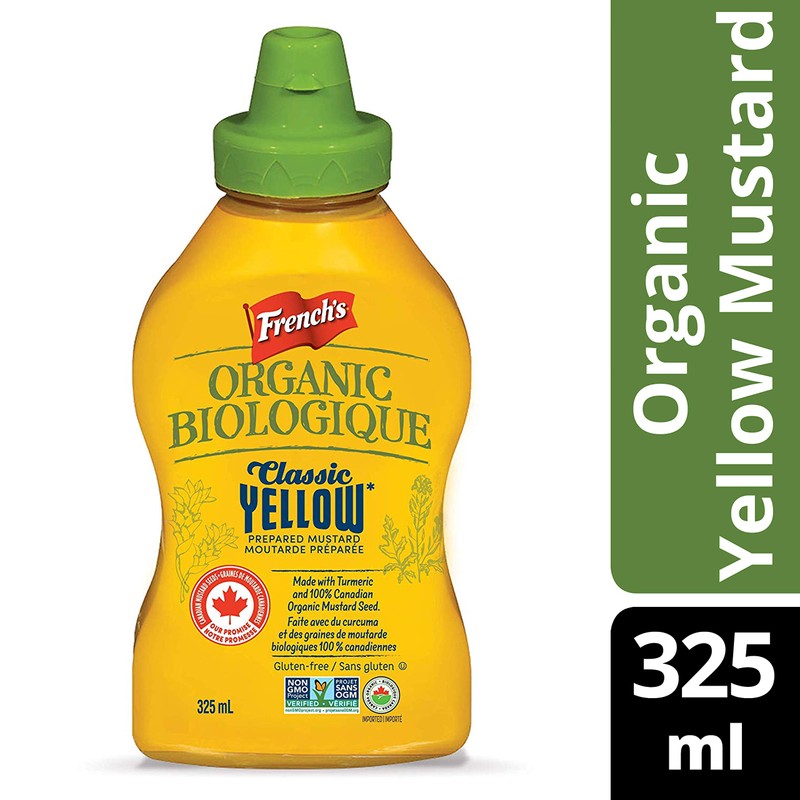 French's, Organic Classic Yellow Mustard, 325ml