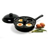 Norpro 9.5 Inch Nonstick Egg Poacher Skillet Set with Removable