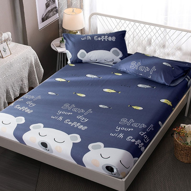 100% Cotton Soft Comfortable Breathable Fitted Sheet (150*200cm)