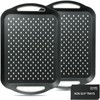 Large Anti-Slip Serving Tray with Handles, Dual Rubber Grippy Lap