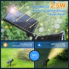 KEV 800 Lumens Solar Spot Lights Outdoor,4 Pack 18 LEDs