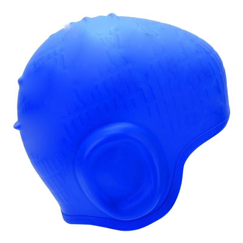 Waterproof Silicone Swimming Cap with Ear Protection 3D Strong Elasticity