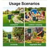 Solar Strobe Light Motion Detector Alarm: Dog Barking and Gunshot
