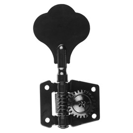 DIAO79NI 1R Vintage Open Gear Bass Tuner Machine Head for Jazz Precision Bass, Black