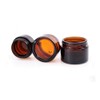 SYBL 5Pcs 10ml 0.35oz Travel Size Empty Refillable Amber Glass