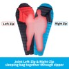 QEZER Down Sleeping Bag, Only 820 g, Lightweight Sleeping Bag,