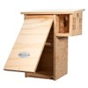 JCS Wildlife Plywood Squirrel House Nesting Box – Durable, Spacious