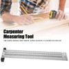 Ultra Precision Marking Ruler Stainless Steel Woodworking Scribing Ruler Gauging