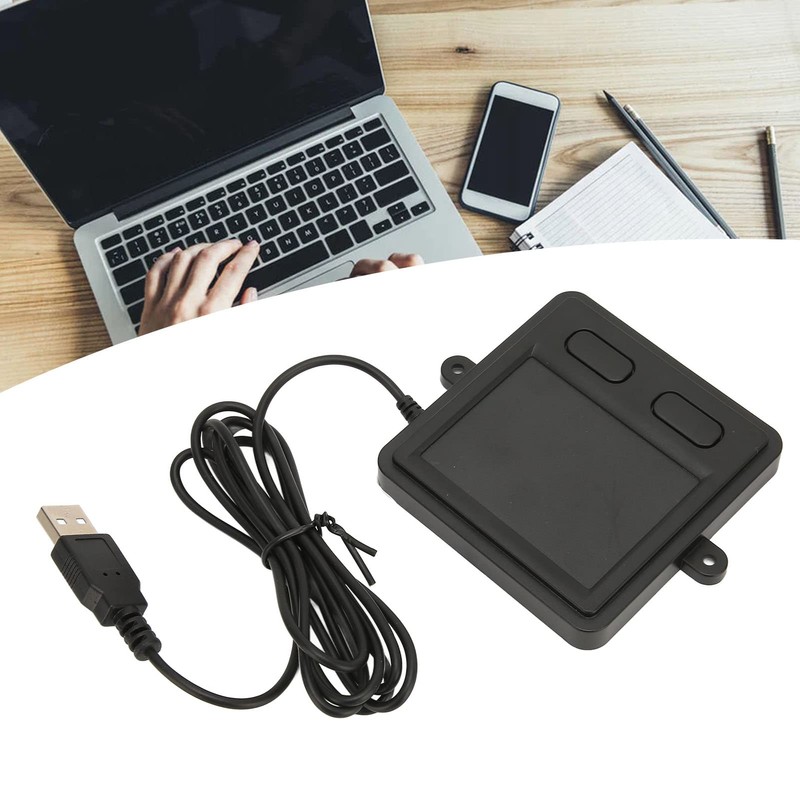 Wired USB Touchpad, Multifunctional High Sensitivity 2 Button, Portable Trackpad