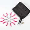 LEONTOOL Mini Accessory Pliers 6-Piece Set 3 Inches Mini Pliers