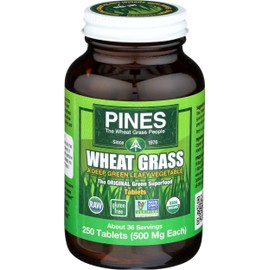 PINES Organic Wheat Grass, 250 Count Tablets | PINES Wheat Grass as featured in the new blockbuster film, Ocean's 8!