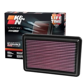 K&N Filtro de Aire de Motor Lavable para Nissan/Renault Rogue/Qashqai/X-Trail/Kadjar/Koleos 2014-2019, 33-5016