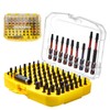 Geinxurn 83-Piece Impact Resistant Screwdriver Bits Set Torx / Security