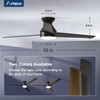 Amico Ceiling Fans with Lights, 52 inch Low Profile Ceiling