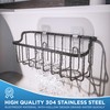 Sponge Holder for Kitchen Sink: 2-in-1 Kitchen Organizer for a