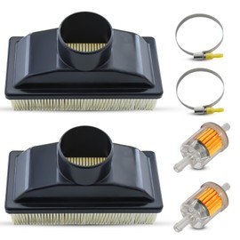 Atunee 2PCS Air Fil-ter for Kawasaki FR541V FR600V 4-Cycle Engines Replace for 11013-0727 11013-7050 99999-0383 with Fuel Filter